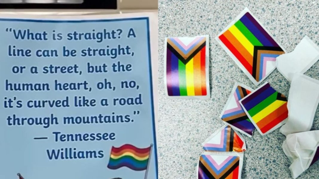 Burlington students accused of tearing down Pride decorations after being asked to wear rainbow colours to school