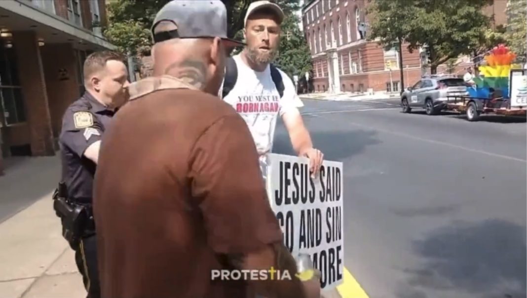 Man arrested for reading Bible at gay pride event - The Lion