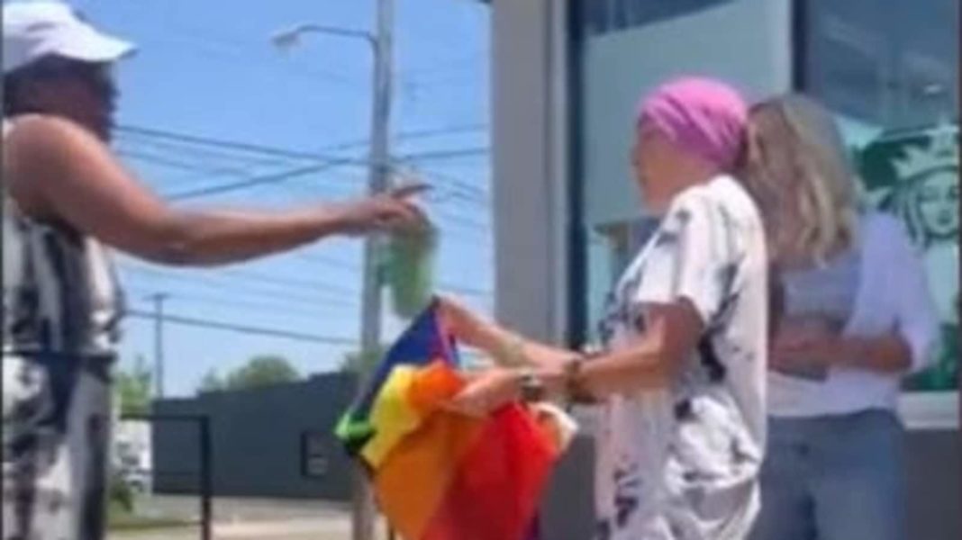 ‘You can have my drink’: Customer returns beverage after Starbucks manager removes pride flag from building