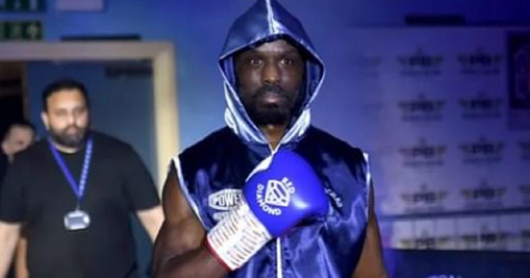 British boxer Sherif Lawal.