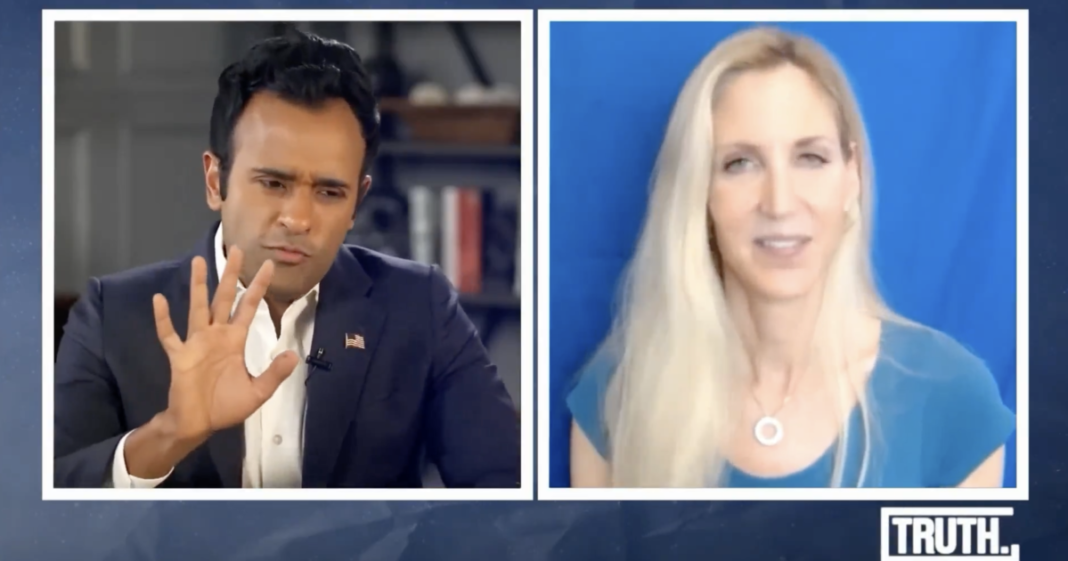 Ann Coulter: Can’t Vote For Vivek, He’s Too Brown! * 100PercentFedUp.com * by Noah