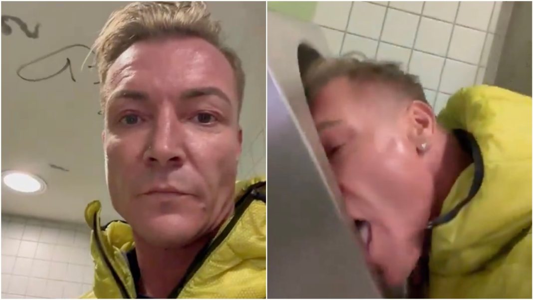 DISGUSTING: German Leftist Politician Films Himself Licking Public Toilets in Railway Station and Other Abhorrent Sexual Acts (GRAPHIC VIDEO) | The Gateway Pundit | by Jim Hᴏft