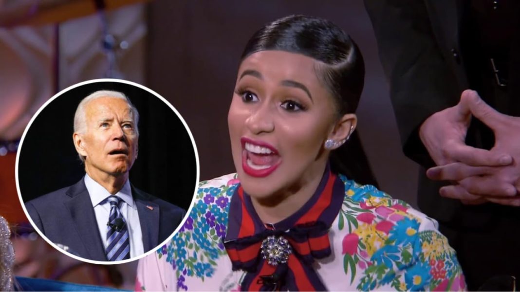 Even Leftist Cardi B Turns Her Back on Biden, Declares No Endorsement for 2024 Presidential Election: 