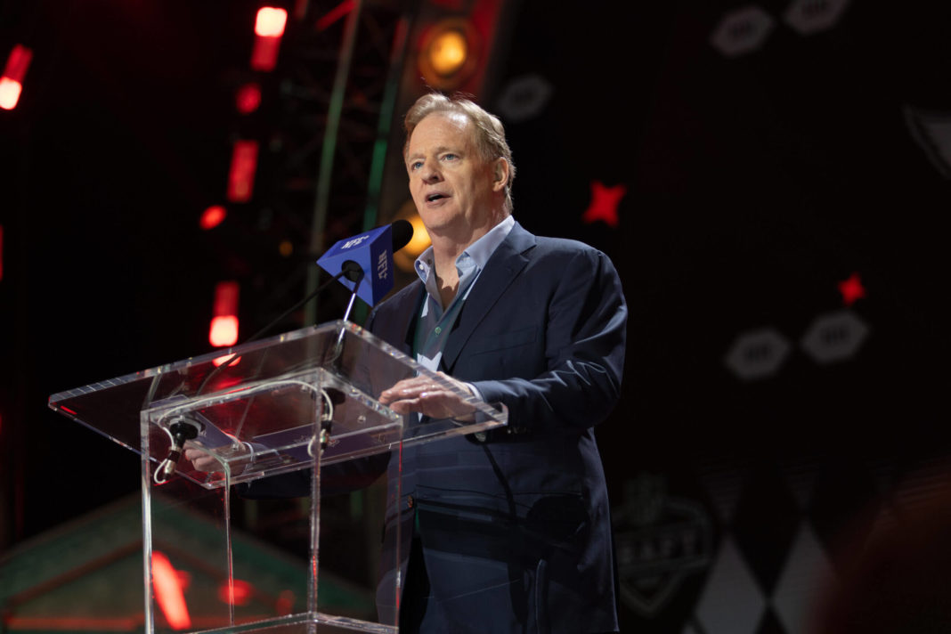 Goodell talks NFL mulling 18-game season, progress on Brady's Raiders ownership