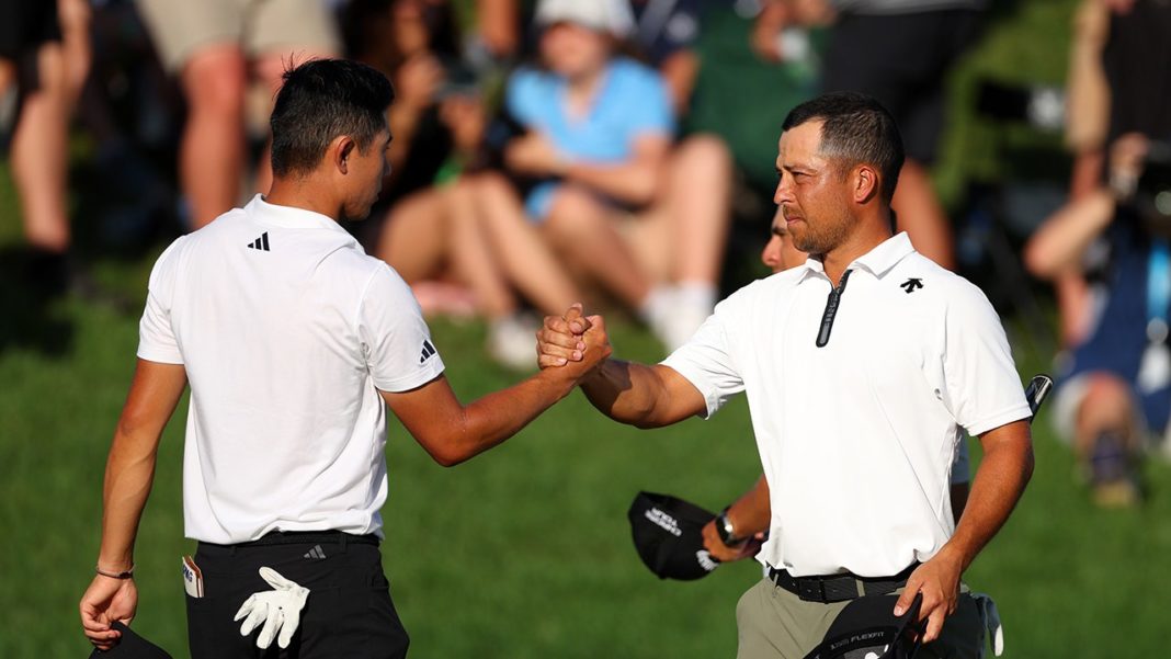 PGA Championship 2024: Xander Schauffele, Collin Morikawa atop crowded leaderboard heading into final round