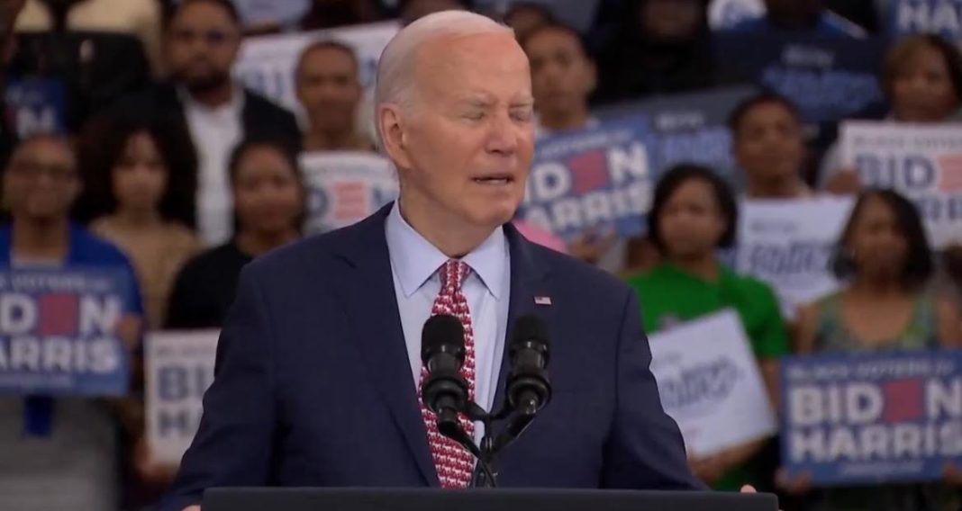 WATCH: Joe Biden's Brain Breaks During Philly 'Rally' Held in the Corner of School Gym | The Gateway Pundit | by Cristina Laila