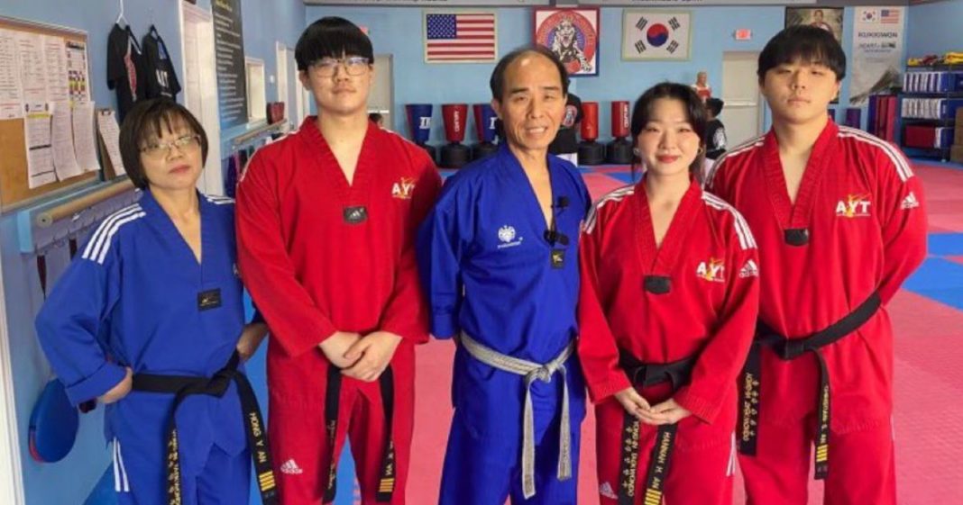 The An family, instructors from the Yong-In Tae Kwon Do school, jumped into action when they heard screams coming from a store next door.