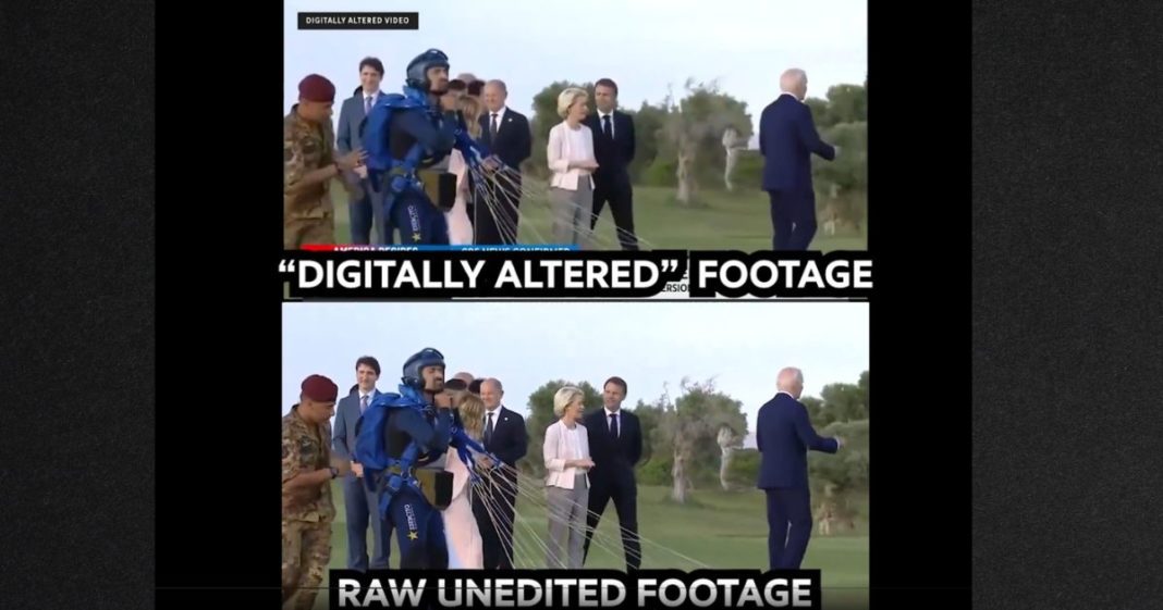 CBS News did a segment that purported to show "cheap fake" video that was supposedly manipulated to make President Joe Biden look bad, but the two clips were virtually identical.