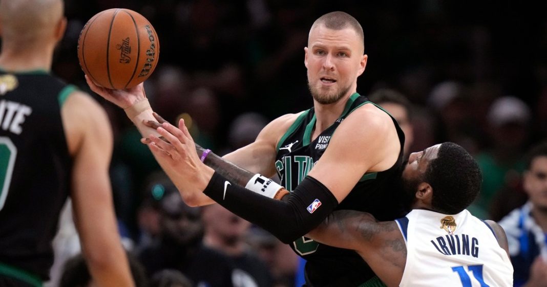 Celtics star Kristaps Porzingis to miss Game 3 of NBA Finals with rare tendon injury