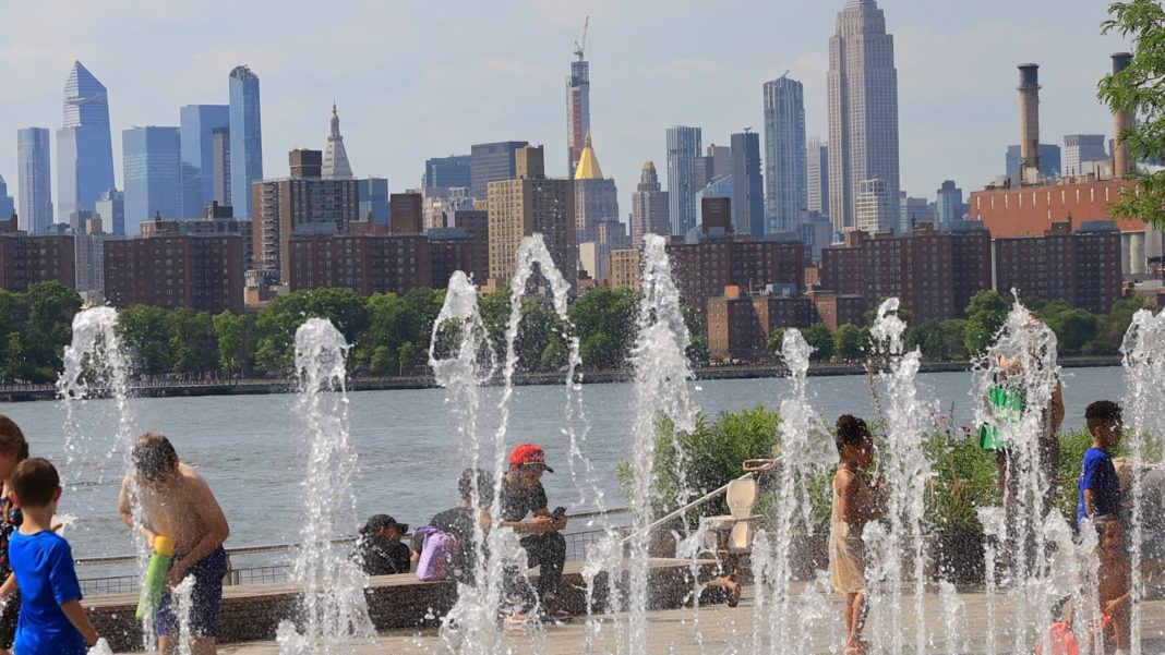 First tropical storm of the season heads for Texas as extreme heat wave hits the Northeast