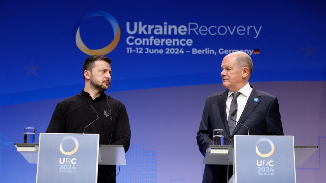 Politics overshadows a conference to raise money for Ukraine