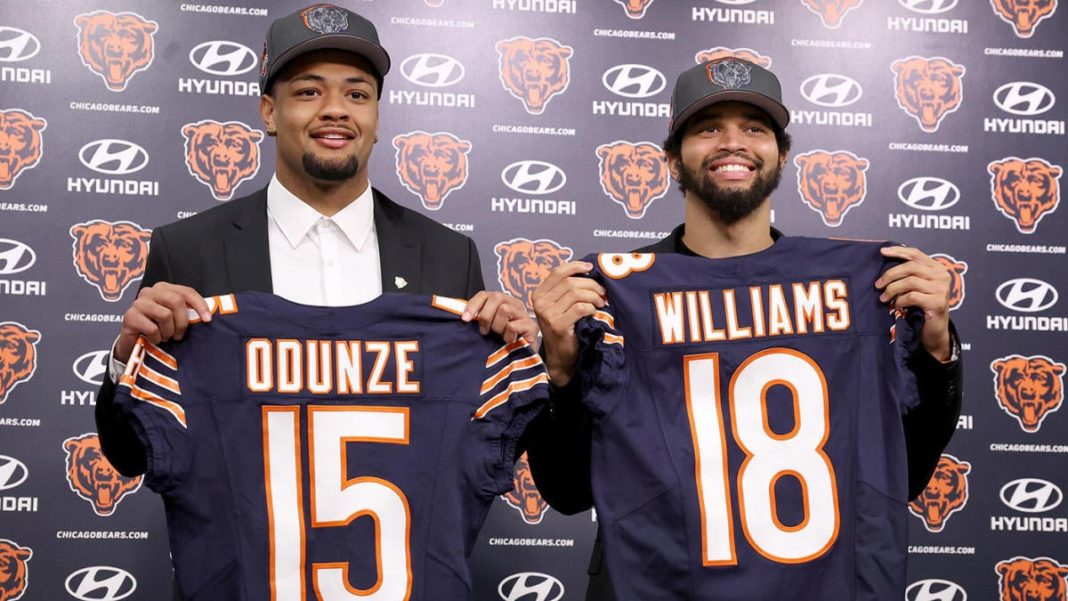 Ranking new QB-WR duos for 2024 NFL season: C.J. Stroud-Stefon Diggs pairing atop list; Bears rookies make cut