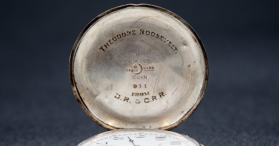 Theodore Roosevelt’s pocket watch returns home 37 years after it was stolen