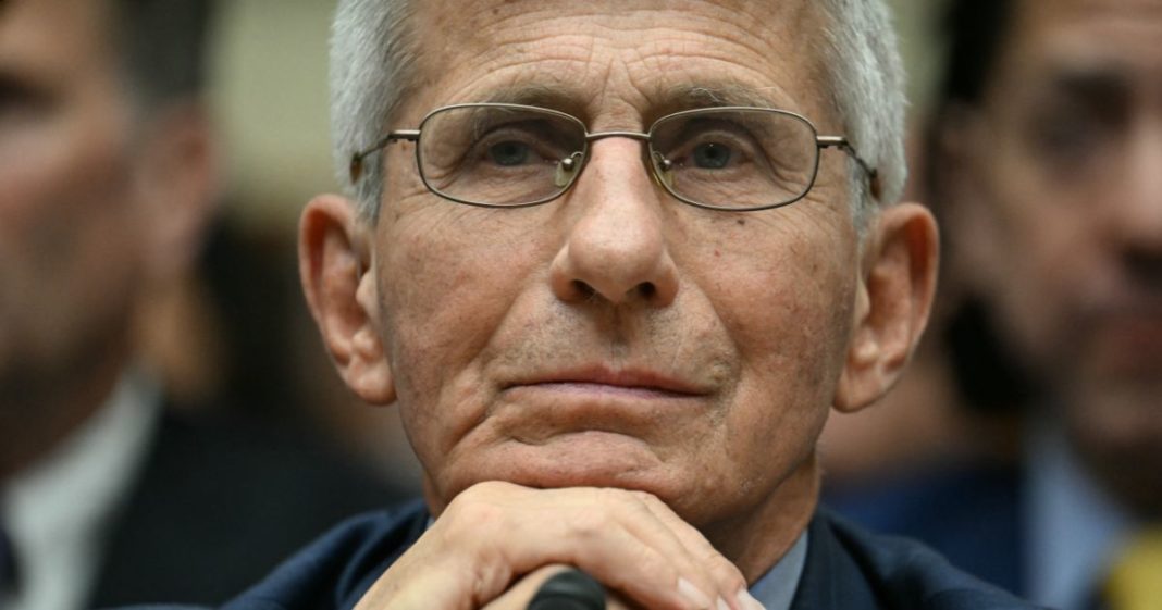 Anthony Fauci, former director of the National Institute of Allergy and Infectious Diseases, testifies during a House Select Subcommittee on the Coronavirus Pandemic hearing on Capitol Hill, in Washington, D.C., on Monday.