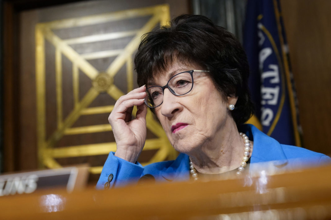 Maine GOP Sen. Susan Collins told reporters Friday that she intends to write in former South Carolina Gov. Nikki Haley's name on the ballot in November.