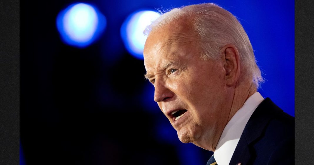 President Joe Biden speaks during a NATO 75th anniversary celebratory event Tuesday in Washington, D.C.