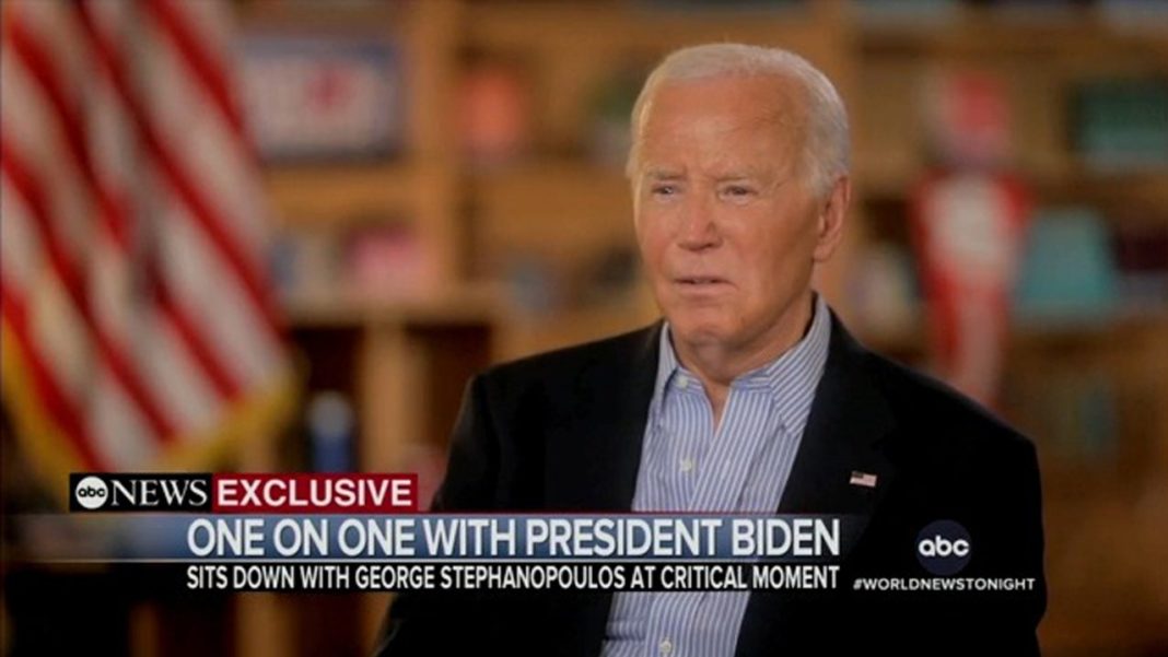 Combative Biden refuses to quit 2024 race, dismisses polls and mental acuity questions in pivotal interview