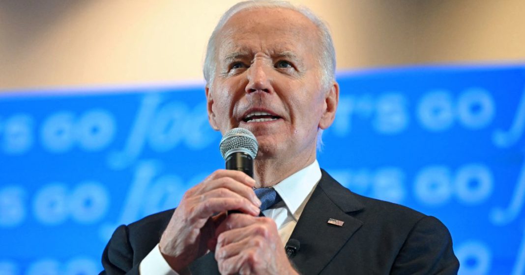 President Joe Biden speaks at a Biden-Harris campaign debate watch party in Atlanta, Georgia, on Thursday.