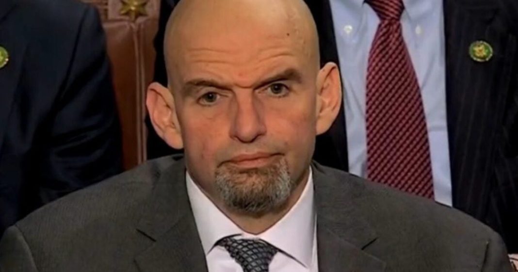 Fetterman WENT OFF During Private Meeting with Other Dems, Said They Want to ‘F**k Over a Great President’ | The Gateway Pundit | by Cassandra MacDonald