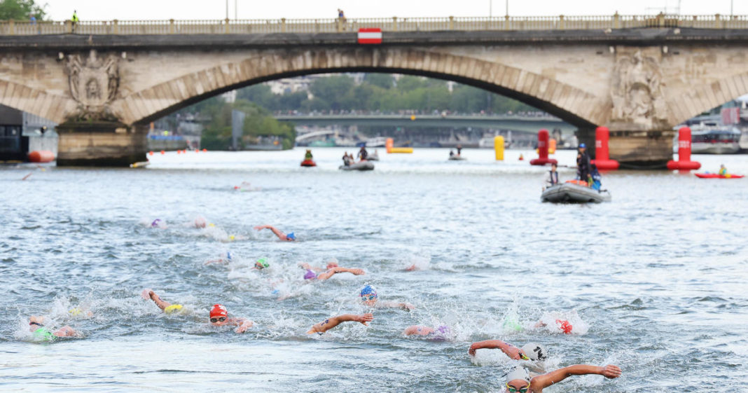 Olympic triathlons finally underway after delays due to Seine River E. coli levels