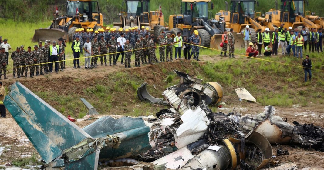 Plane crash at Nepal’s Kathmandu airport kills 18