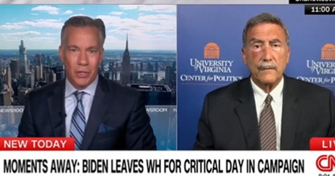 Trump-Hating Pollster Larry Sabato on CNN: 'The Race Between Biden and Trump is No Longer Close - It's Bad' (VIDEO) | The Gateway Pundit | by Mike LaChance