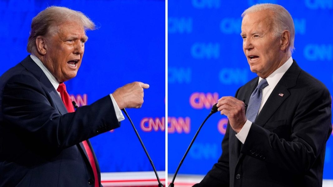 Donald Trump and Joe Biden