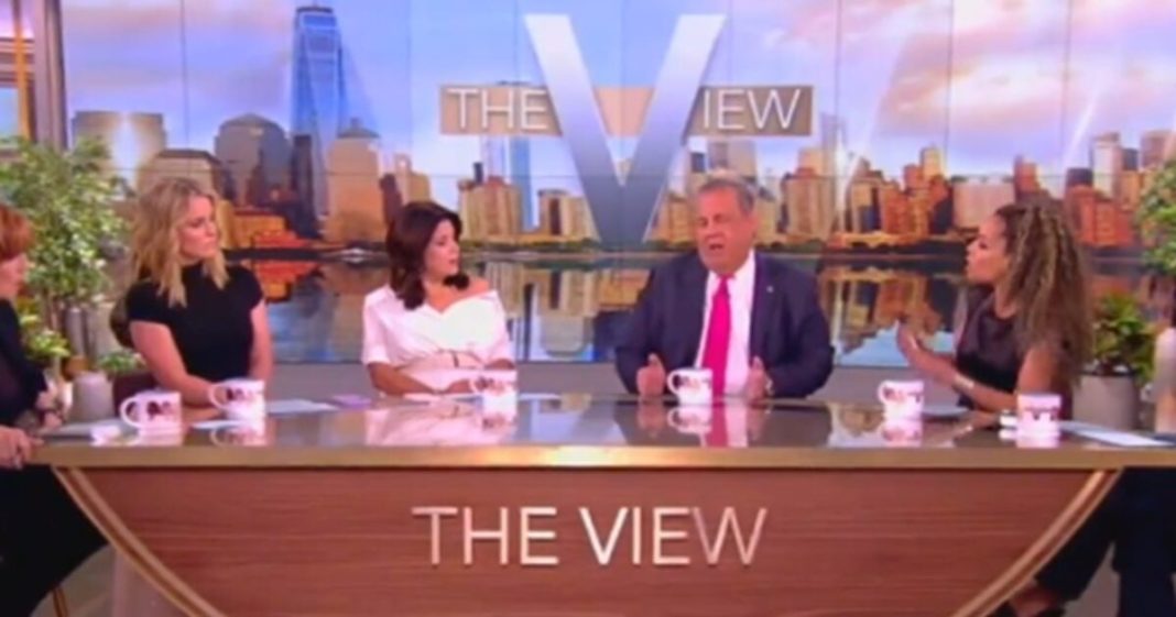 WATCH: Chris Christie Shocks The View Hosts by Announcing He's Not Voting for Trump or Biden | The Gateway Pundit | by Cassandra MacDonald