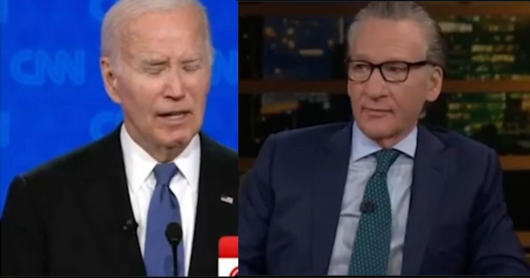 Bill Maher comments on President Joe Biden's debate performance.