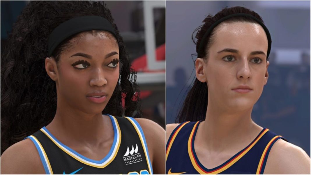 Caitlin Clark and Angel Reese are in NBA2K25 and WNBA fans had mixed reactions about the face scans