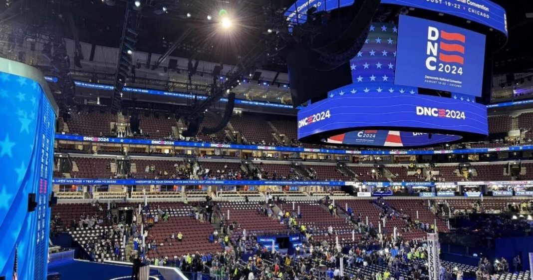 DNC Convention Day One: Lots of Empty Seats - Nobody Cares About Kamala Harris! (VIDEO) | The Gateway Pundit | by Cristina Laila