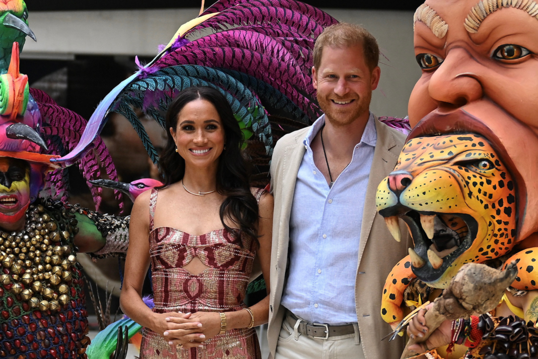 Prince Harry and Meghan Markle in Colombia