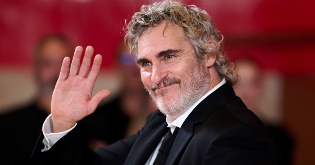 Joaquin Phoenix attends the "Napoleon" premiere at the El Prado Museum in Madrid, Spain, on Nov. 20, 2023.