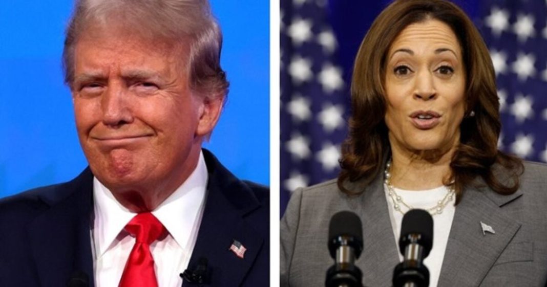 New Rasmussen Poll Shows Donald Trump Leading Kamala Harris by Five Points | The Gateway Pundit | by Mike LaChance