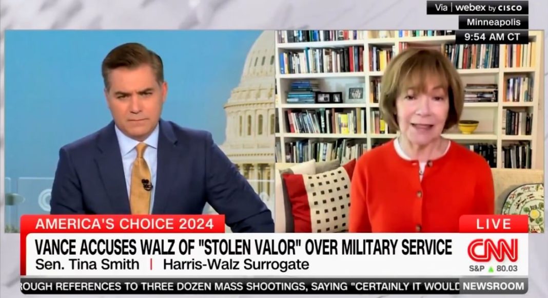 OUCH! CNN Forced to Correct Top Harris Surrogate After Claims She Isn't Aware of Any Military Service JD Vance Has Served (VIDEO) | The Gateway Pundit | by Cristina Laila