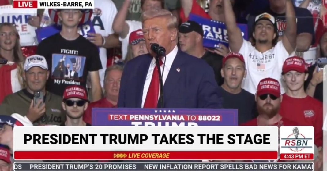 President Trump Takes the Stage to Thunderous Applause at Pennsylvania Rally: “We’re Going to Win Back the White House and We’re Going to Take Back our Country” (VIDEO) | The Gateway Pundit | by David Greyson