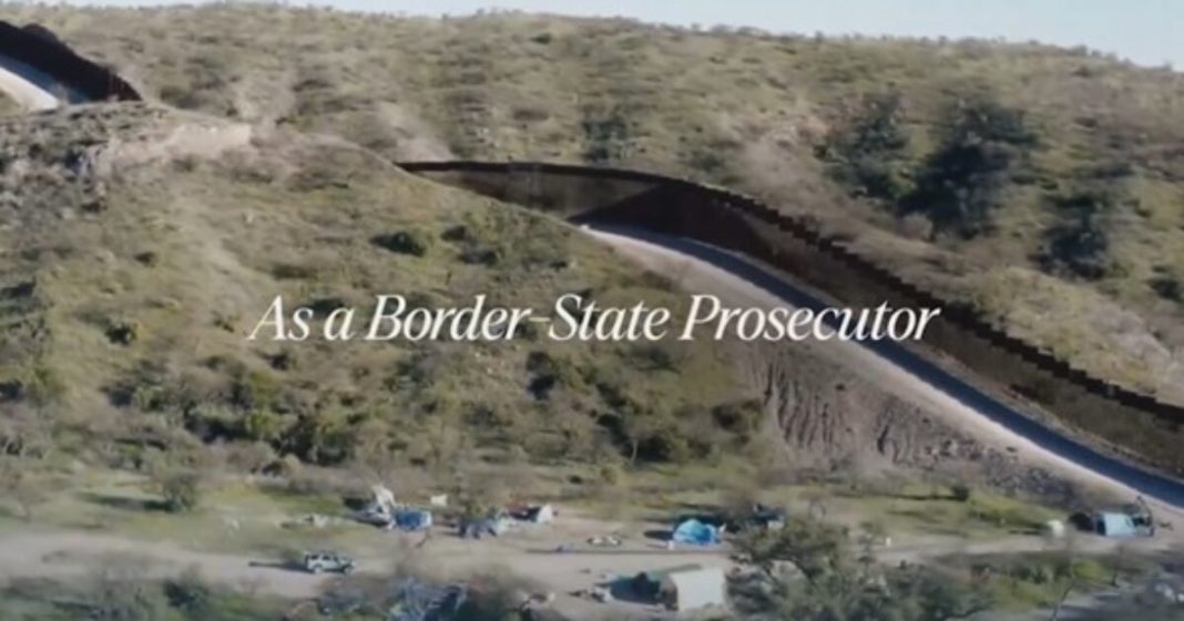 Pro-Illegal Immigration Kamala Harris Possibly Caught Using Trump's Border Wall in TV Ad and Social Media Replies Are Savage (VIDEO) | The Gateway Pundit | by Cullen Linebarger