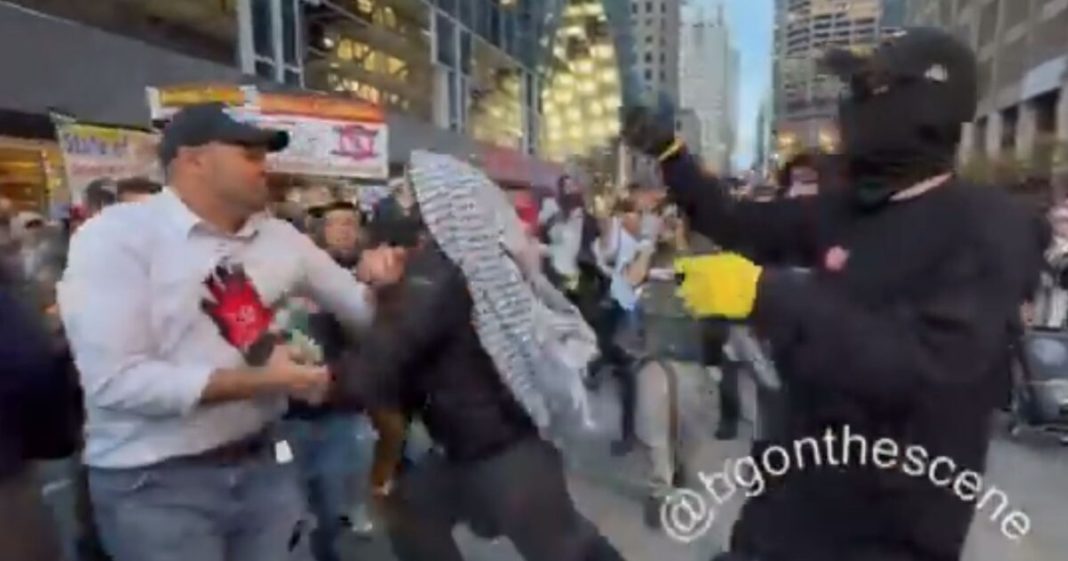 RAV's Ben Bergquam Threatened and Assaulted After He Attempts to Rescue American Flag from Antifa Communist Thugs Who Were Burning It in Chicago - VIDEO | The Gateway Pundit | by Jim Hoft