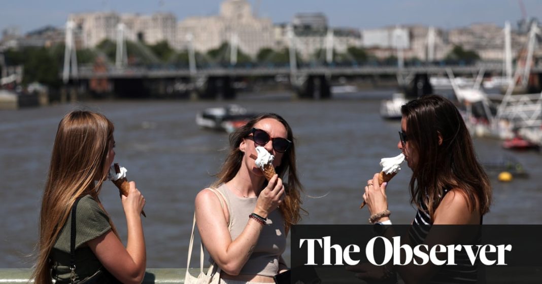 Sun, sea and sales … Britain’s delayed summer arrives to thaw the retail chill