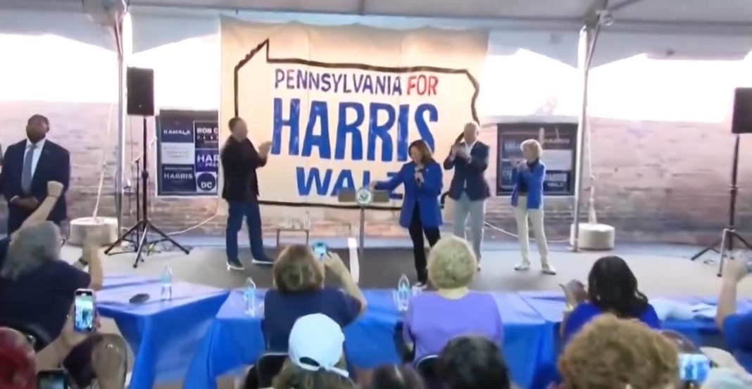 The Energy is Overwhelming! Small Crowd Shows Up For Kamala Harris and Tim Walz as They Kick Off Their 