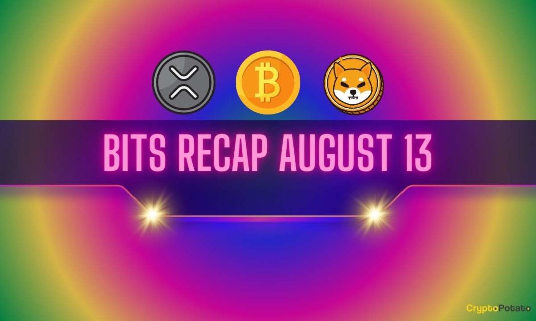 Top Ripple (XRP) Price Predictions, Important Shiba Inu (SHIB) Announcements, and More: Bits Recap August 13