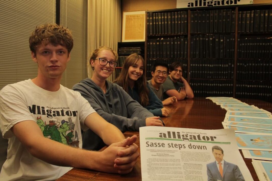 University of Florida student journalists lead on breaking big stories about former President Ben Sasse - Poynter