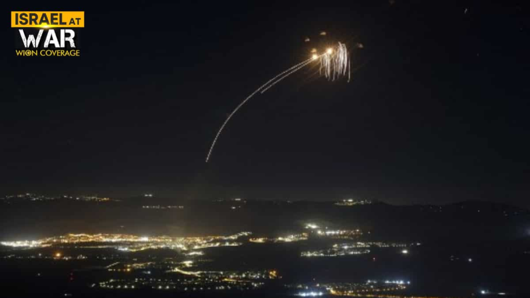 Video: Hezbollah's latest missile barrage activates Israel's Iron Dome 