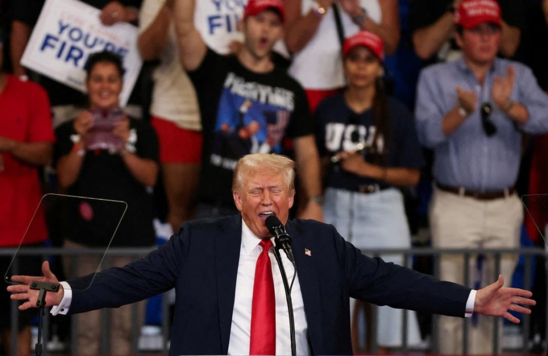 Watch: Trump holds Johnstown town hall as Arlington cemetery visit fallout continues