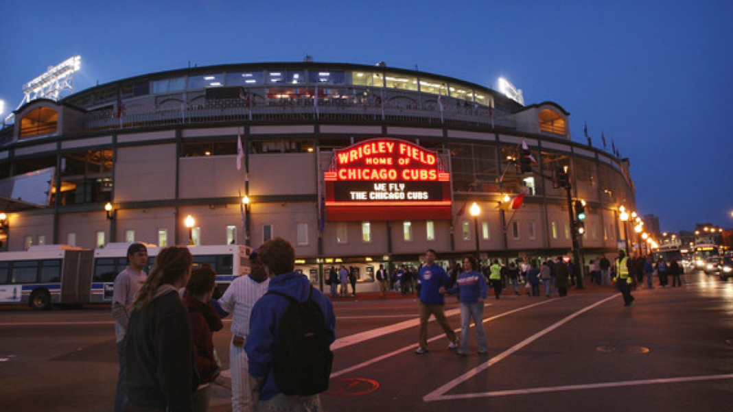 wrigley field getty