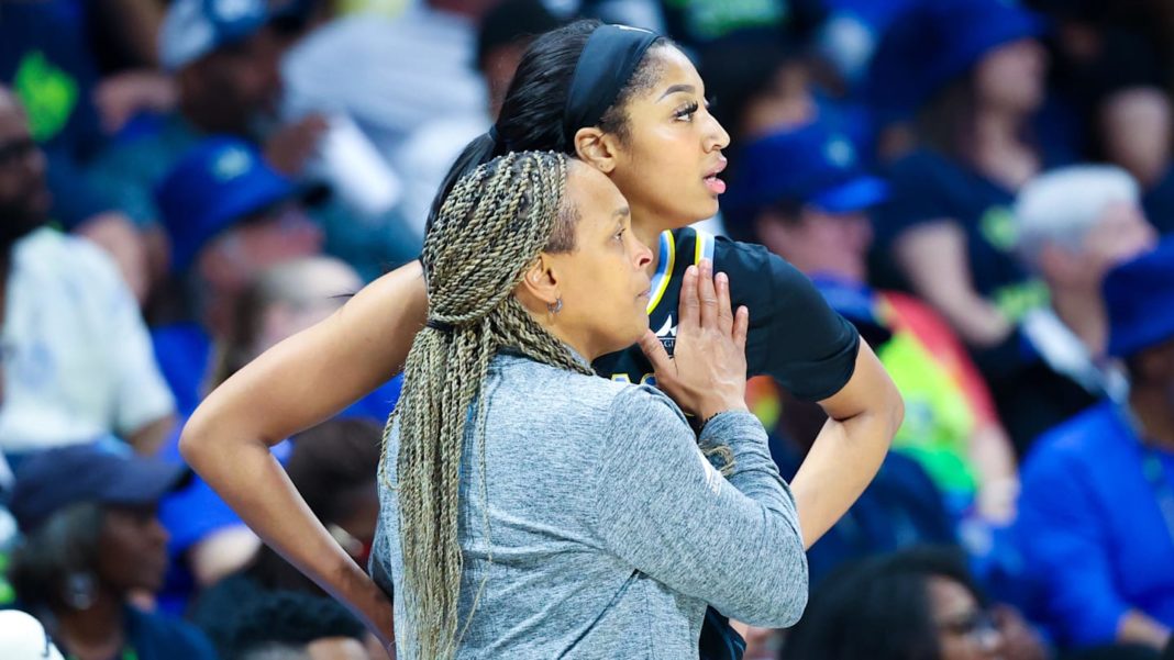 Angel Reese Appears to Be Unofficial Chicago Sky Coach While Out With Injury