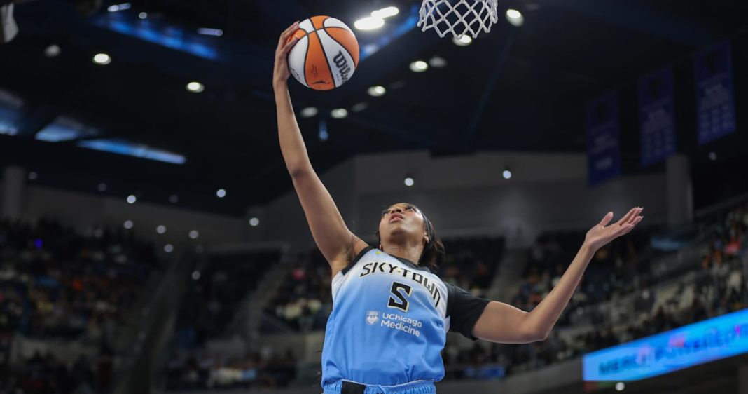 Angel Reese Exhilarates WNBA Fans with 24-Point Double-Double in Sky Win vs. Sparks