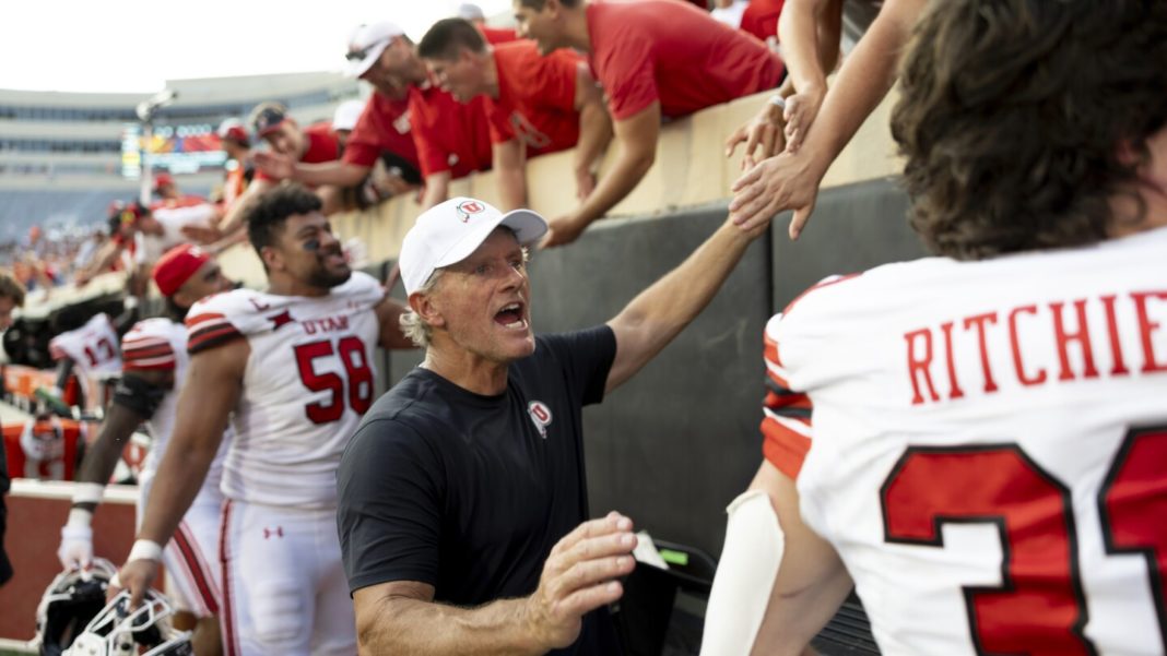 Bernard runs for 182 yards and No. 12 Utah wins Big 12 debut, beating No. 14 Oklahoma State 22-19