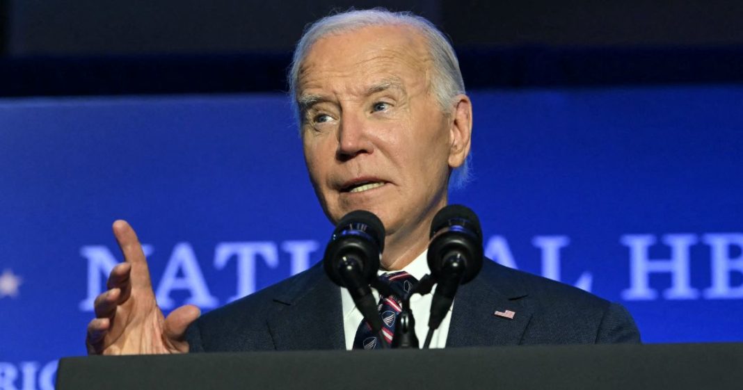 President Joe Biden delivers remarks at the 2024 National HBCU Week Conference in Philadelphia, Pennsylvania, on Monday.