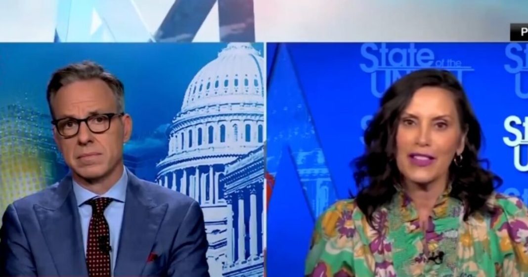 CNN's Jake Tapper Asks Michigan Governor Whitmer if Kamala Harris Should Do Unscripted Appearances-Her Response Is Nonsensical (VIDEO) | The Gateway Pundit | by David Greyson